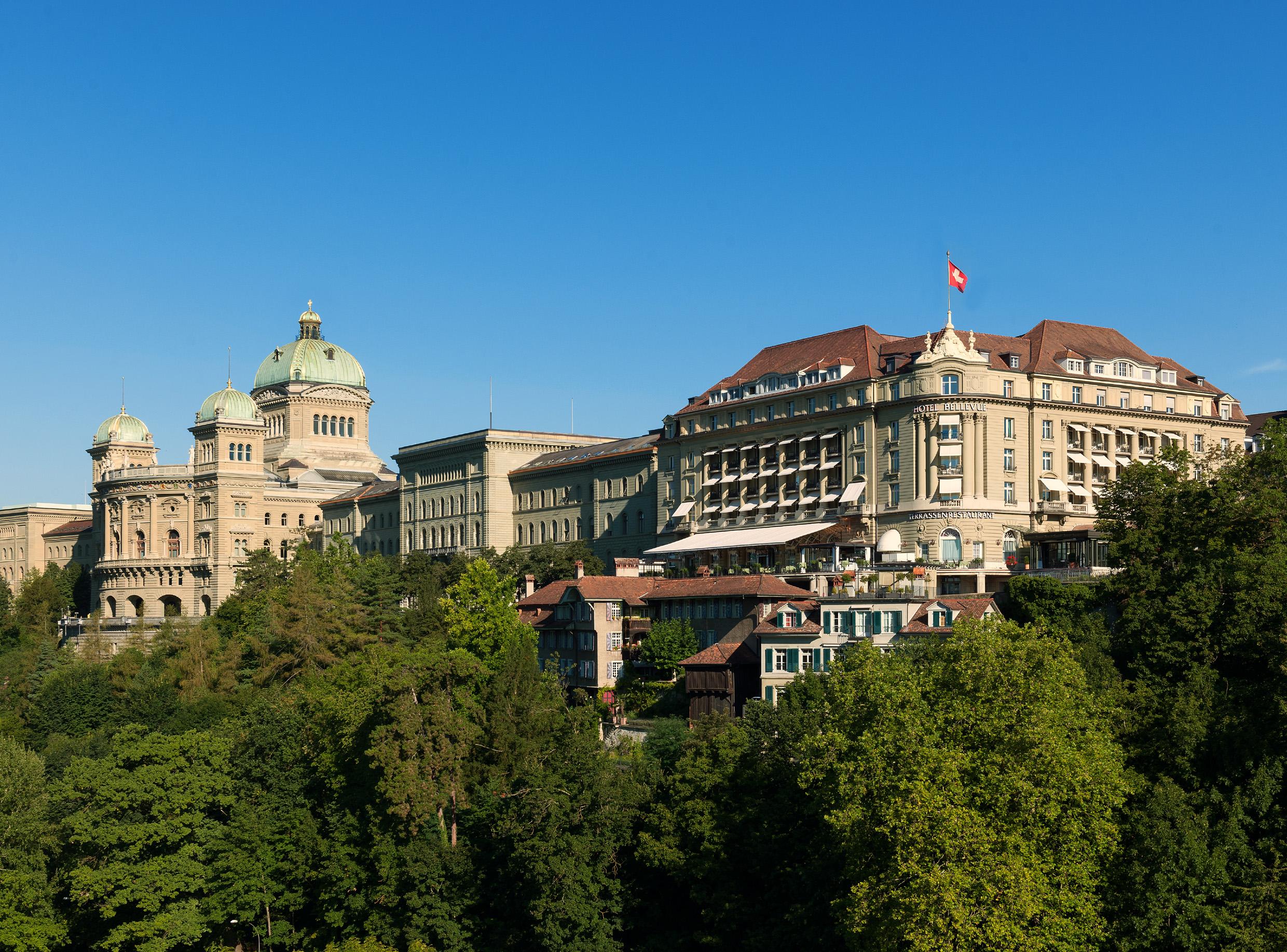 Hotel Bellevue Palace Bern Exterior foto